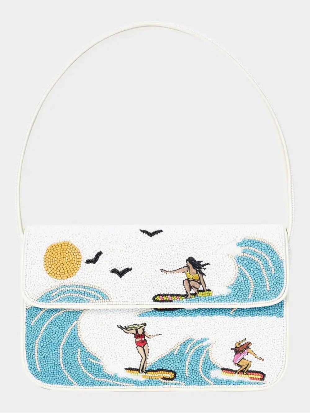 STAUD BEADED TOMMY BAG
